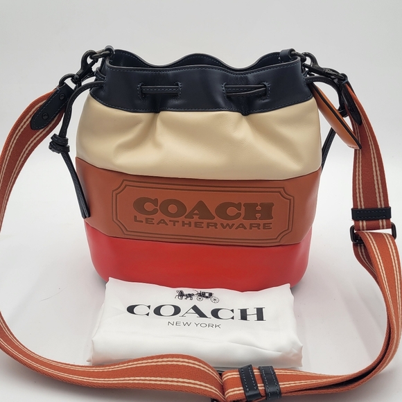 Coach 1941 Field Bucket Bag w/ Colorblock Quilting, EUC - Picture 1 of 12